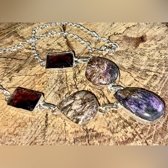 Deep Purple Charoite Necklace - Picture 6 of 11